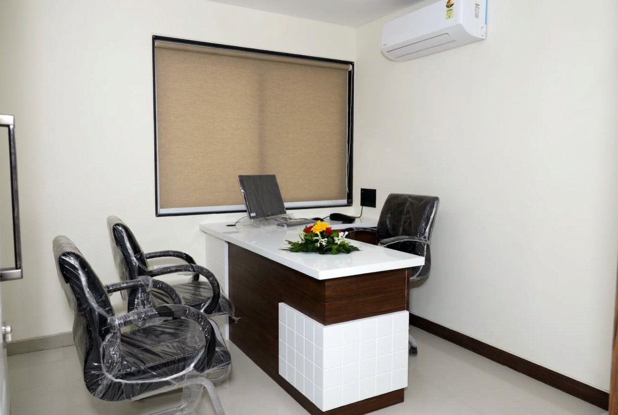 Doctor's consulting cabin at the centre